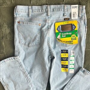 Wrangler Light Blue Slim Fit Jeans